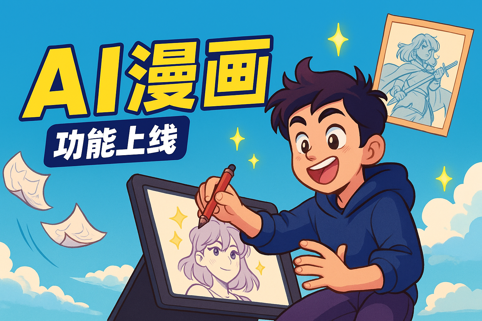 Comics Generation Banner